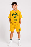 Brasil Oversized Yellow Co-Ord Set