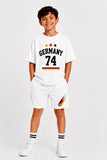 Germany Oversized White Co-Ord Set
