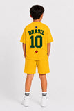 Brasil Oversized Yellow Co-Ord Set