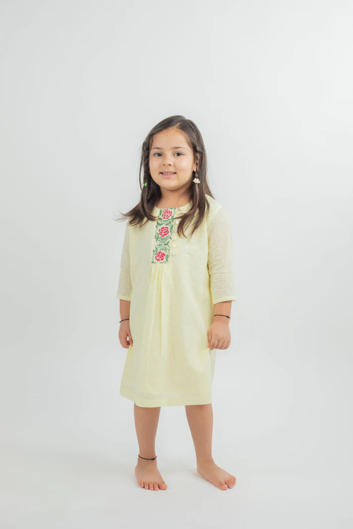 Cotton Dobby Dress