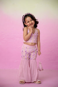 Petal Pink Sharara Set