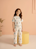 GIRAFFE PRINT GIRL'S LOUNGE SET