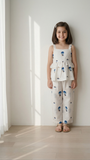 GIRL'S HOT AIR BALLOON PEPLUM CO-ORD SET