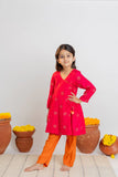 Full Sleeves Angrakha Kurta Set