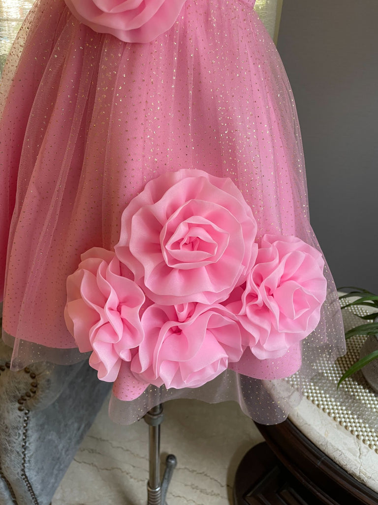 lotus pink dress Ever-Pretty Lotus Leaf Sleeveless Chiffon V-Neck Bridesmaid Dress