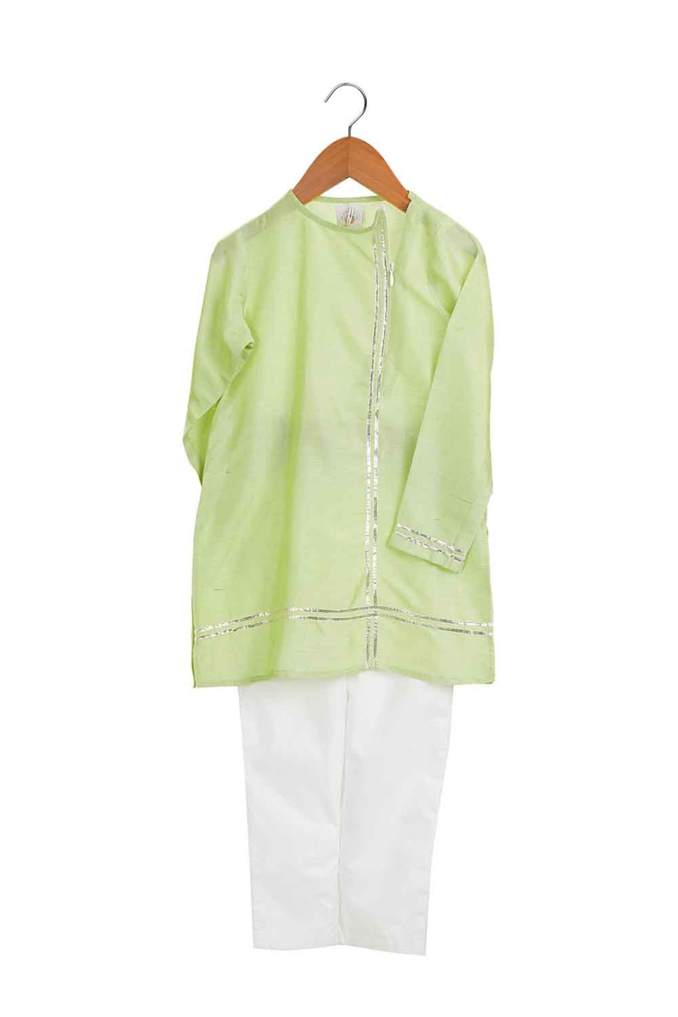 Gota Kurta With Zip