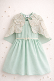 Tissue petals shrug  and dress