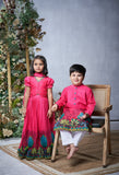 Pink Pichwai Kurta Set