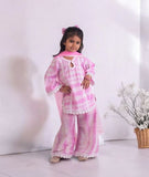 Pink Tie & Dye Kurti Sharara Set