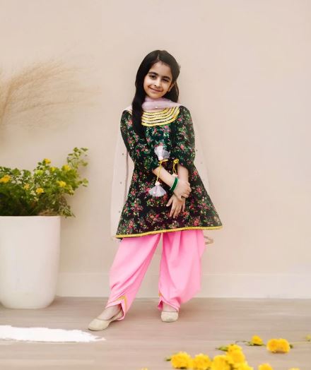 Printed Kurti With Salwar