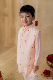 PEACH CHAKRI JACKET SET