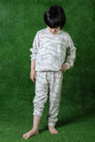 CAMOU LOVE BOYS SET - IVORY (TOP + JOGGERS)