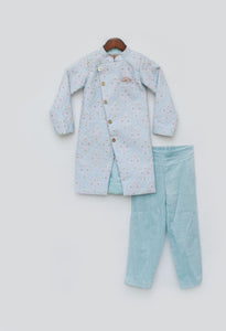 Blue Ajkan and Pant for Boys