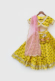 Printed Lehenga Choli and Dupatta for Girls