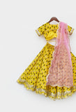 Printed Lehenga Choli and Dupatta for Girls