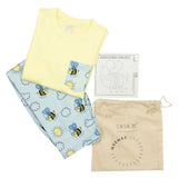 Honeybee Yellow Round Neck Half Sleeve T-Shirt For Kids