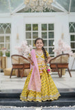 Printed Lehenga Choli and Dupatta for Girls