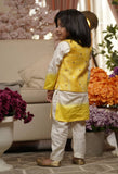 Yellow Jacket with Kurta Pant for Boys