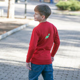 Unisex Red Wanderer Dino Sweatshirt