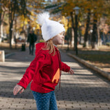 Unisex Red Snuggles Hoodie