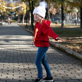 Unisex Red Snuggles Hoodie