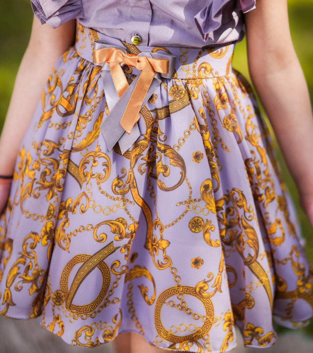 Lavender Dragonfly Skirt