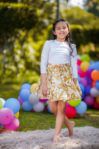 Ivory Dragonfly Skirt