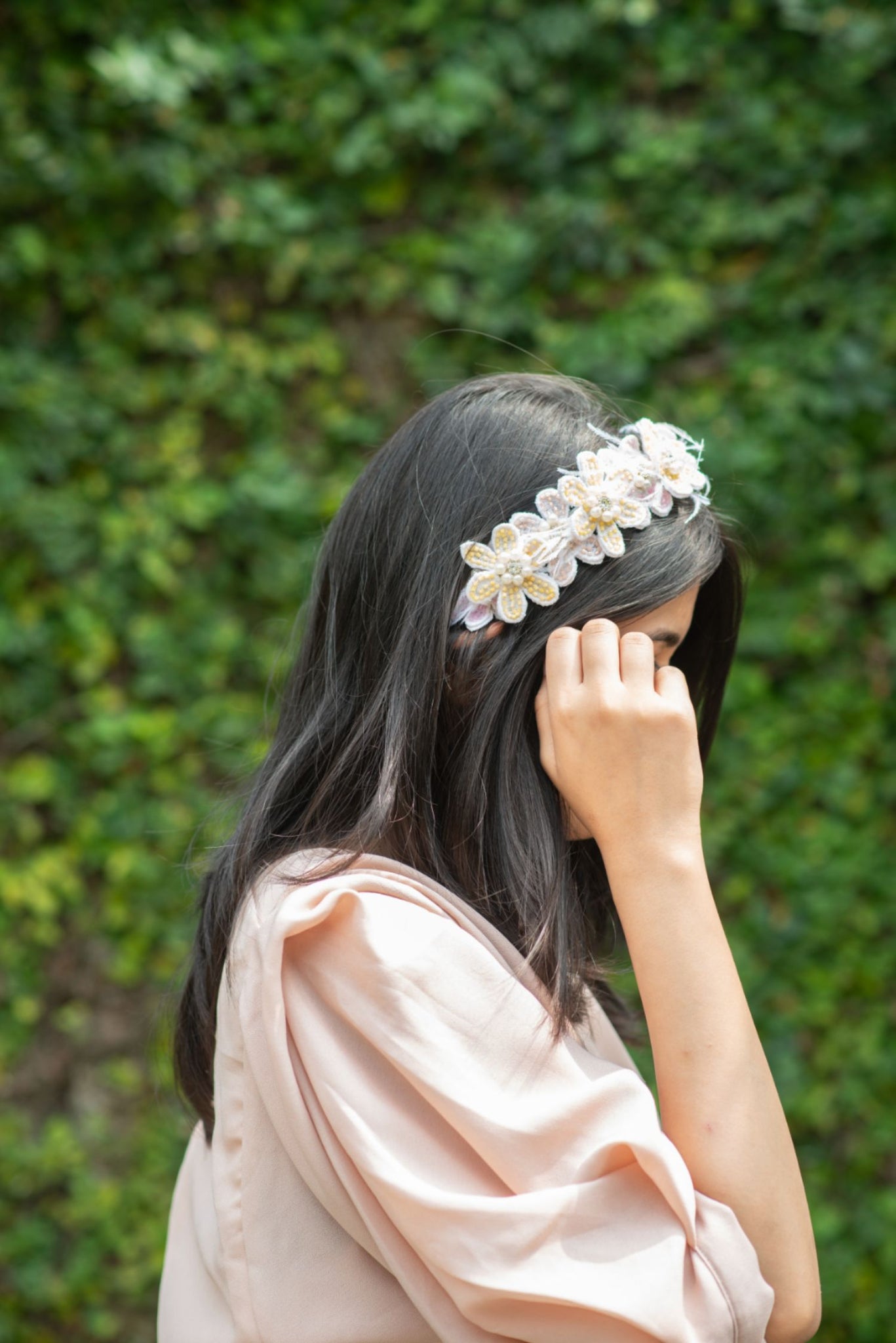 Boho Floral Beads Headband