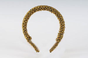 Golden Diva Beaded Headband