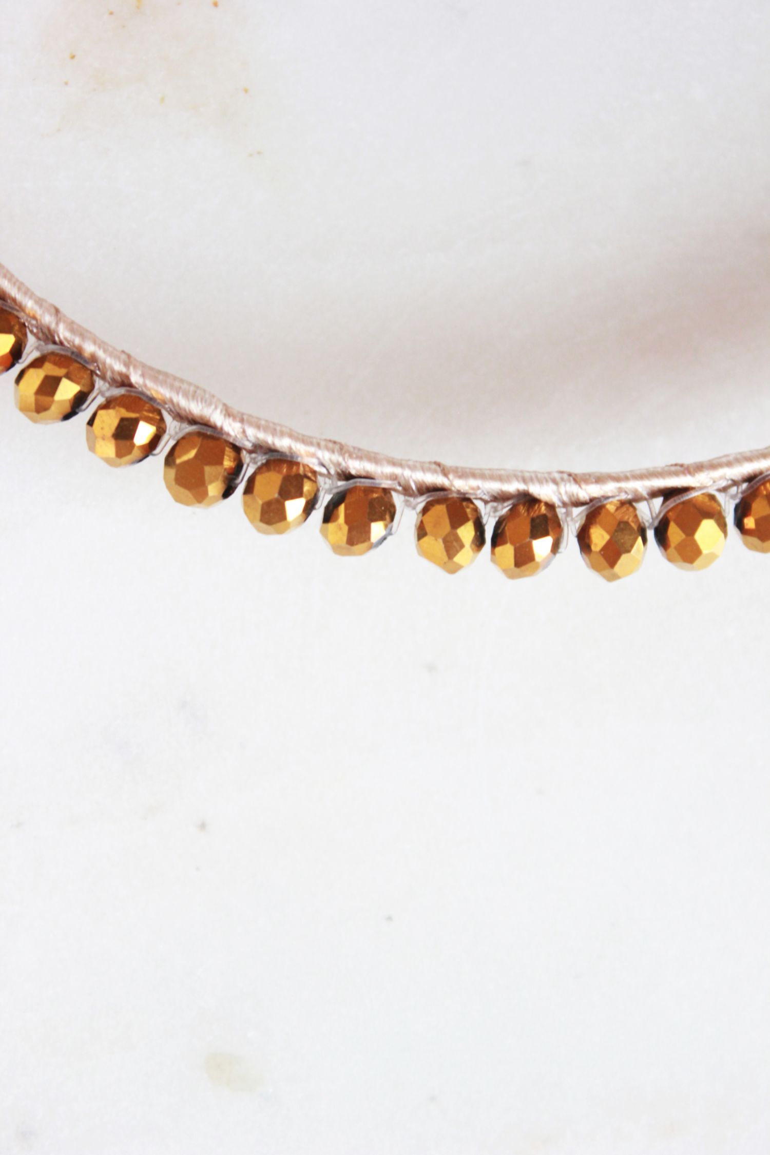 Jeweled Amber Hairband