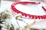 Crystal Hair Band Red