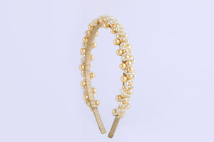 Amber Gems Pearl Hairband