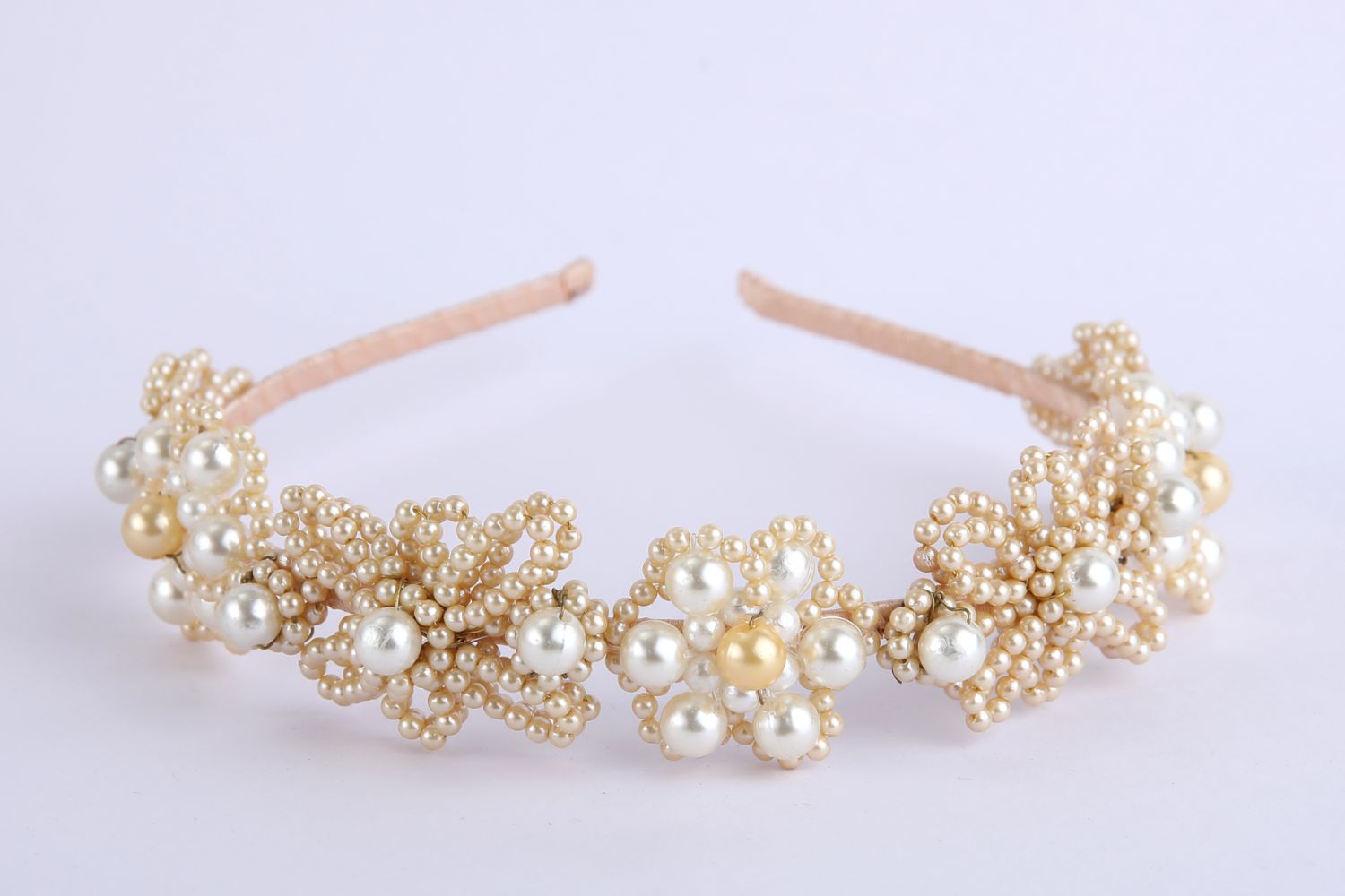 Ornamental Flora Pearl Hairband