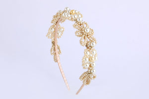 Ornamental Flora Pearl Hairband