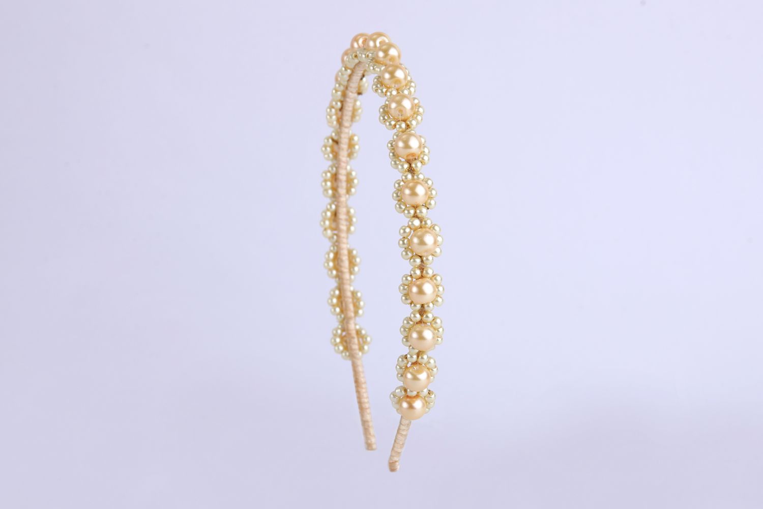 Tears Of Alabaster Pearl Hairband