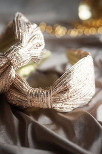 Gleaming Gold Shimmer Headband