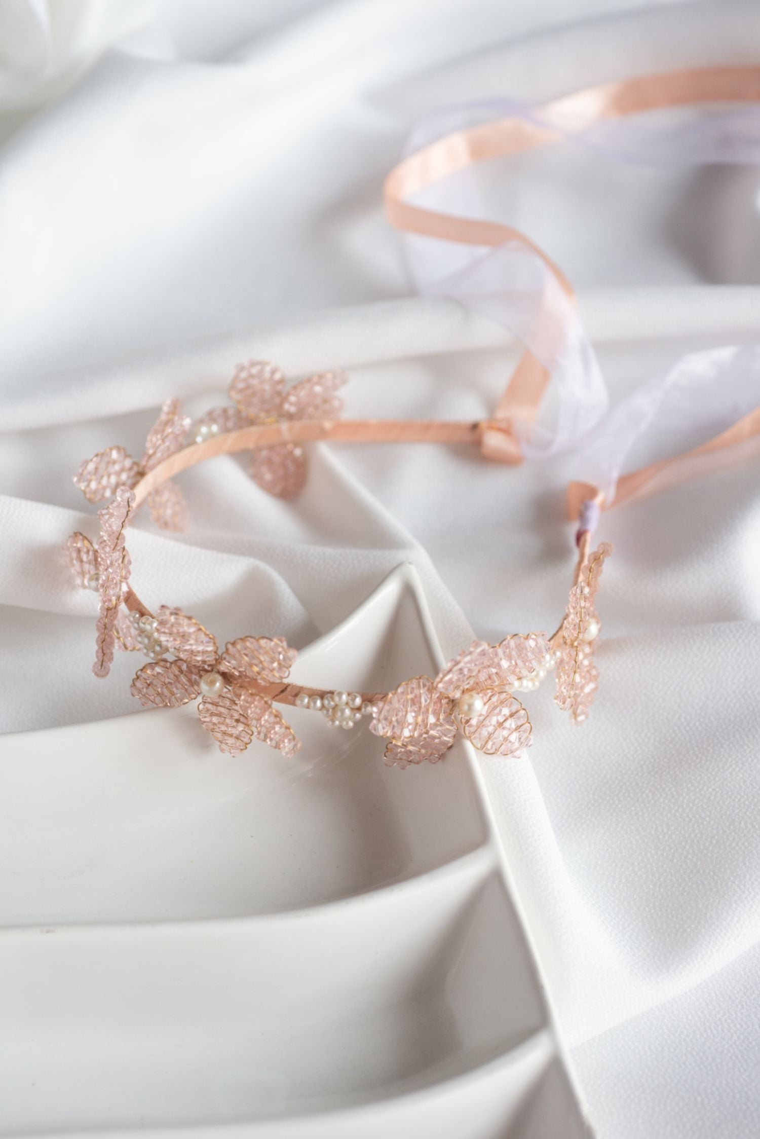 Pink Perennial Flower Hairband