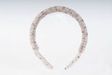 The Jocasta Crystal Hairband Pink