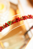 Crimson Jewels Beaded Hairband