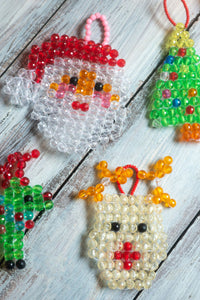 Jingle Bells Beaded Ornament Set Of 6 Pcs