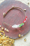 Choko Christmas Butterfly Hairband Christmas Red Green White