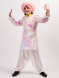 MULTI TIE-DYE PRINTED KURTA SET