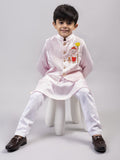 GANESHA MOTIF PINK BANDGALA SET