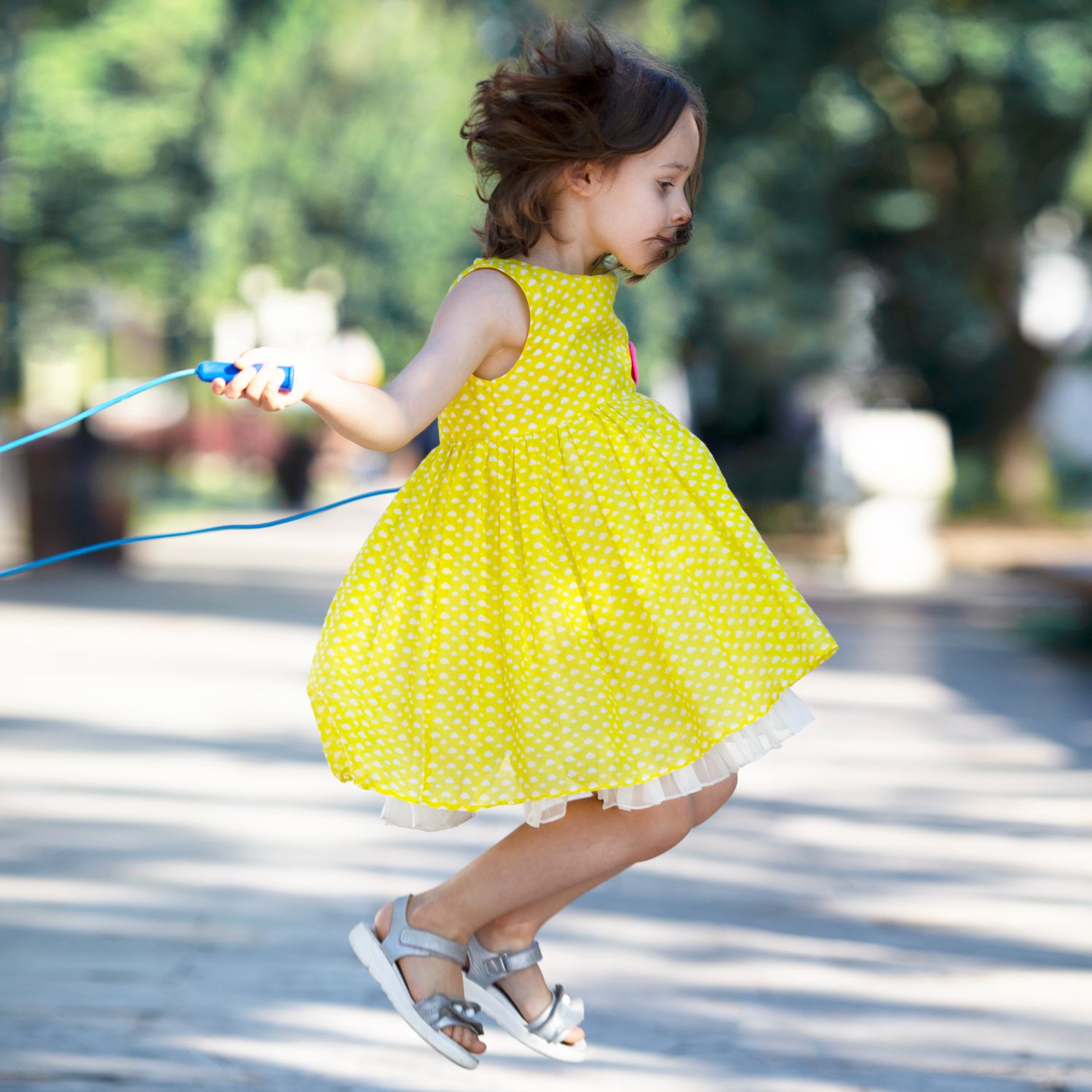 C'est La Vive Dress (Yellow Clouds With White Gossamer)