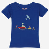 Cars With Animals (Royal Blue)