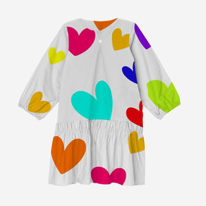 Dreamcatcher Dress (Multi Colour Hearts)