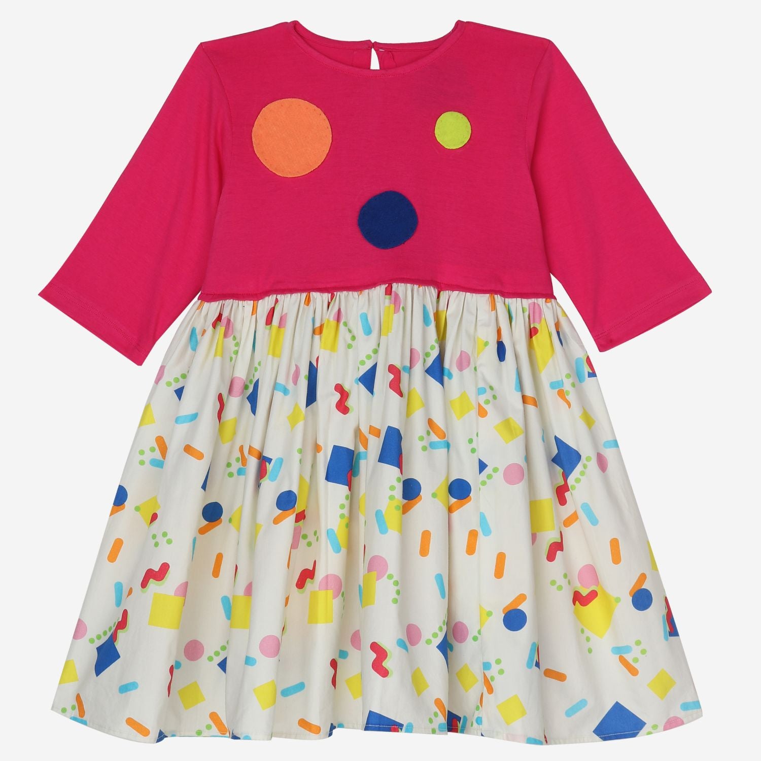 Dora Dress (Pink Party Poppers)