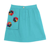 Easy Breezy Skirt (Aqua Blue)