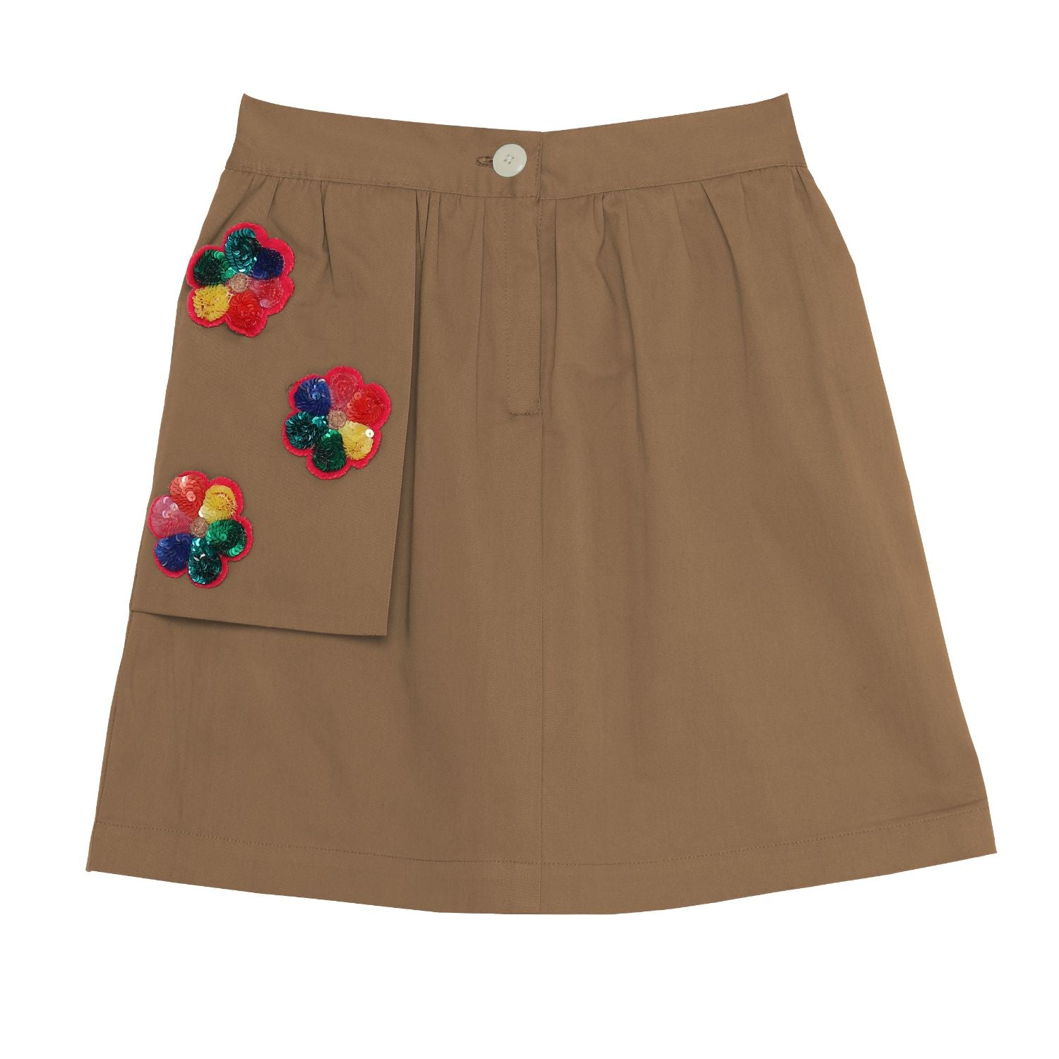 Easy Breezy Skirt (Brown Beige)