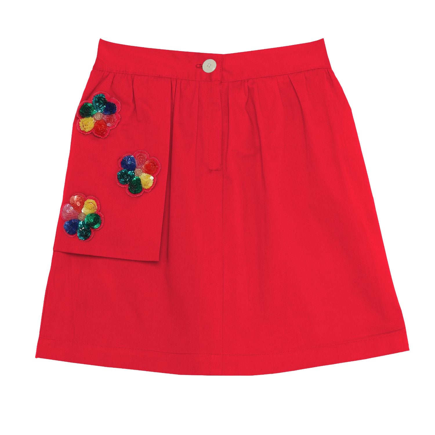 Easy Breezy Skirt (Red)